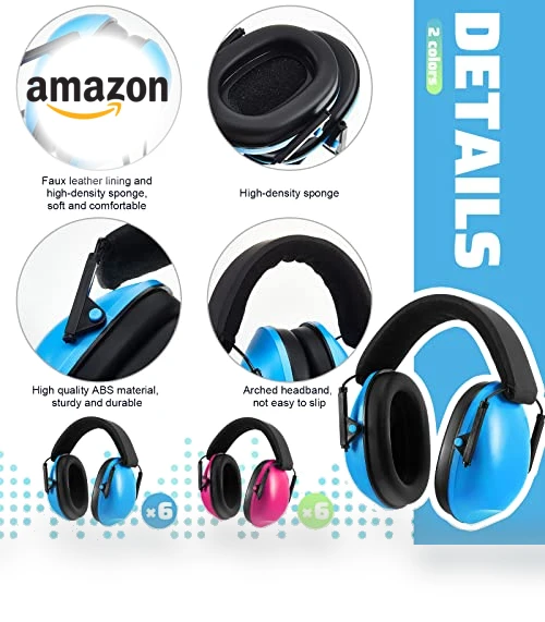 Kids Ear Protection Noise Cancelling Ear Muffs — Earpads, Amylove