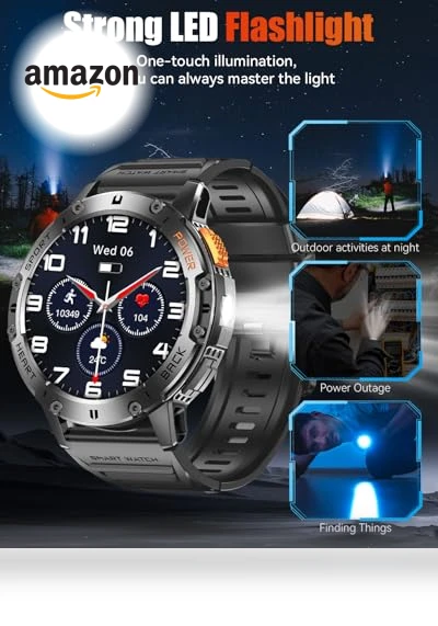 Military Smart Watch — Smartwatches, PODOEIL