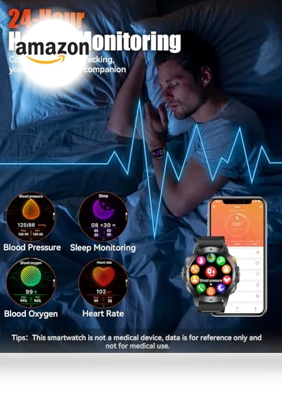 Military Smart Watch — Smartwatches, PODOEIL