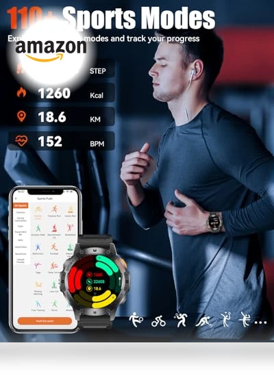 Military Smart Watch — Smartwatches, PODOEIL