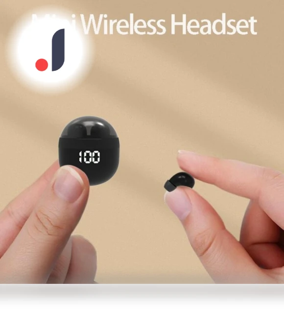 Mini Invisible Bluetooth Earbuds — In-Ear Headphones, VITA Dogdog Smartwear