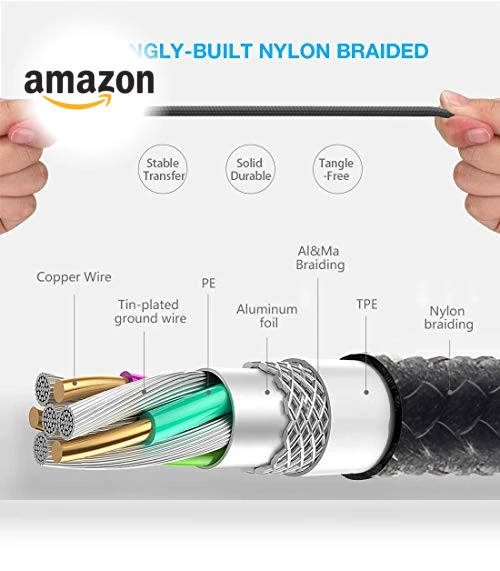Multi USB Charging Cable 3A, 3 in 1 Fast Charger Cord Connector — Chargers, TOPWIN