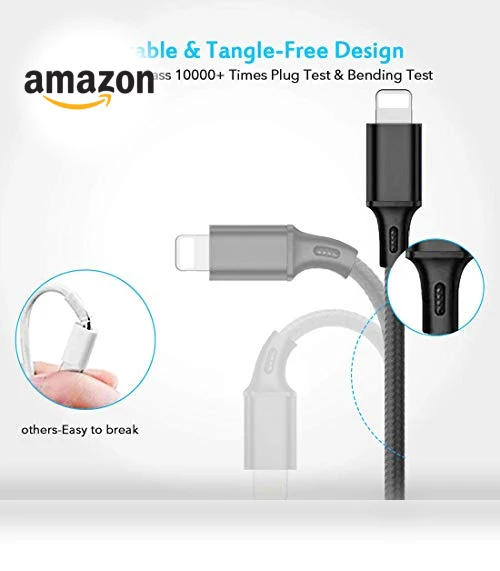 Multi USB Charging Cable 3A, 3 in 1 Fast Charger Cord Connector — Chargers, TOPWIN