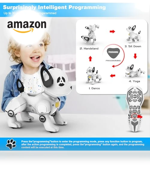 Remote Control Robot Dog Toy — Interactive Animal Companions, SUPIREO