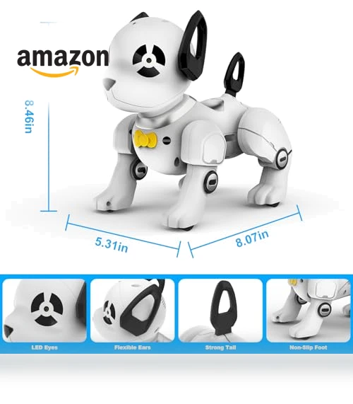 Remote Control Robot Dog Toy — Interactive Animal Companions, SUPIREO