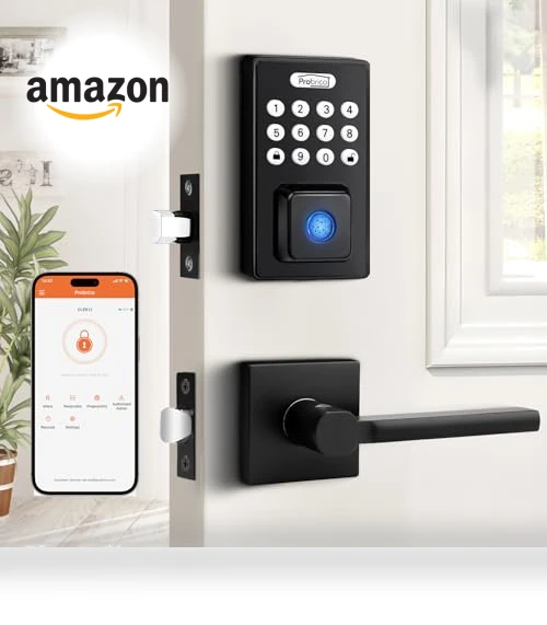 Smart Door Lock with Handle Lever — Smart Home Security, Probrico