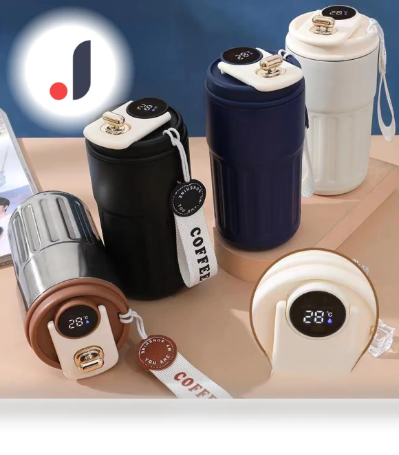 Smart Temperature Display Insulated Cup — Beverage Warmers, TOP MALL-005