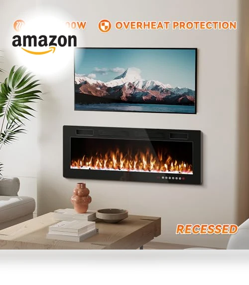 Ultra-Thin Electric Fireplace Insert — Electric Heating Solutions, Tornivk