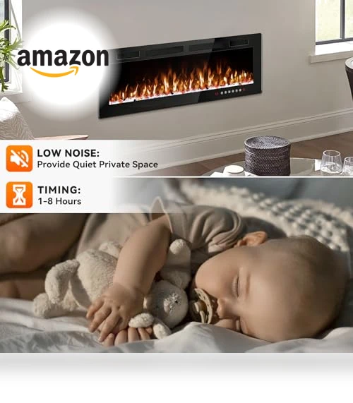 Ultra-Thin Electric Fireplace Insert — Electric Heating Solutions, Tornivk