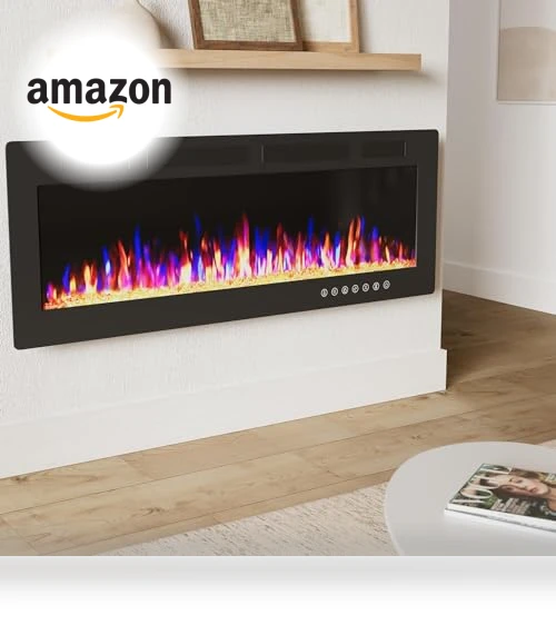 Ultra-Thin Electric Fireplace — Electric Heating Solutions, VITESSE