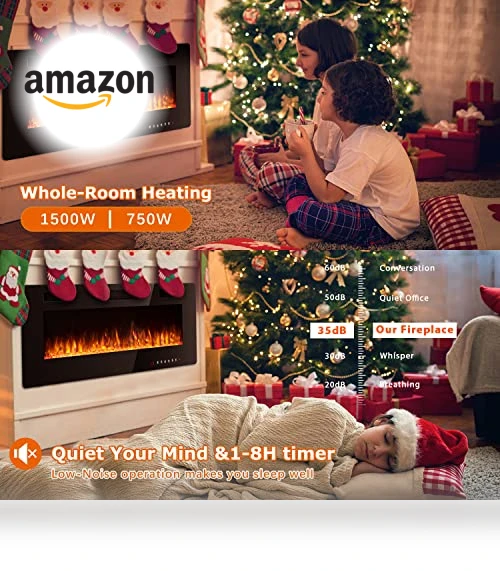 Ultra-Thin Electric Fireplace — Electric Heating Solutions, VITESSE