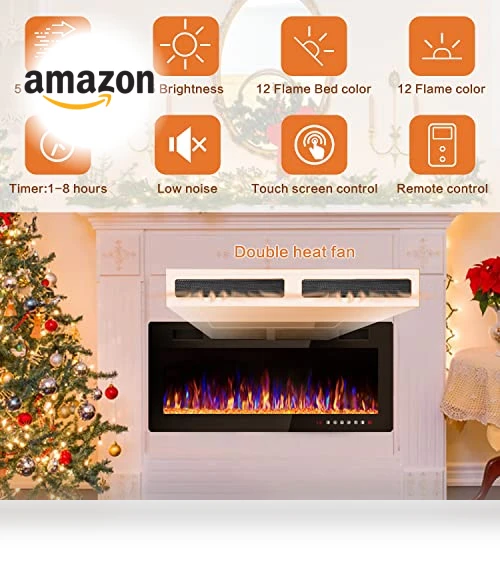 Ultra-Thin Electric Fireplace — Electric Heating Solutions, VITESSE