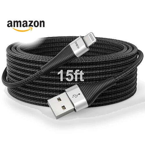 Extra Long iPhone Charger Cord — Cables, ohbox