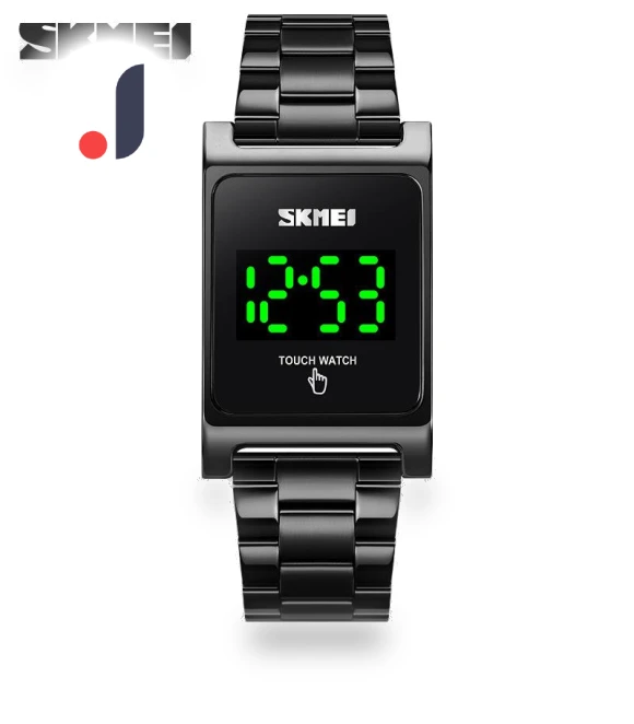 Fashion LED Touch Watch with Glowing Steel Strap — Timepieces, Skmei