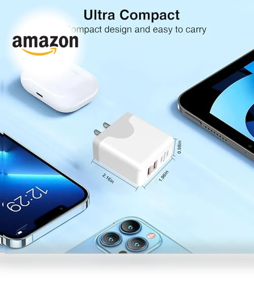 Fast Charging Wall Plug with 4 Ports — Chargers, Shenzhen Xingda Tong wire and cable Co.,LTD