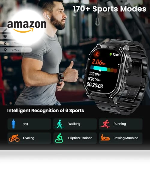GPS Smart Watch — Smartwatches, AMAZTIM