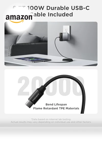 100W USB C Charger — Chargers, Pisen