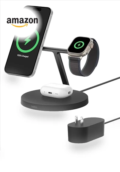 3-in-1 Wireless Charging Station — Chargers, Belkin