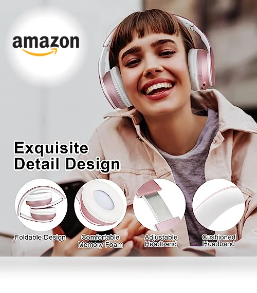 Bluetooth Headphones Over-Ear — In-Ear Headphones, JOMILIN