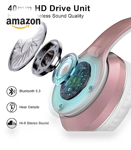 Bluetooth Headphones Over-Ear — In-Ear Headphones, JOMILIN