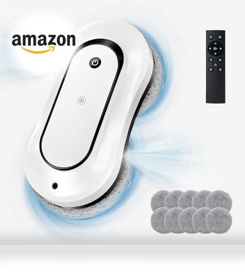 Dual Direction Auto-Spray Smart Window Cleaner Robot — Smart Cleaning Robots, Jemyths