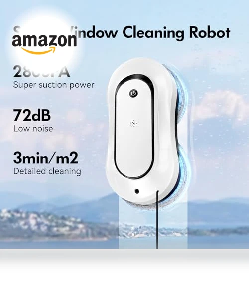 Dual Direction Auto-Spray Smart Window Cleaner Robot — Smart Cleaning Robots, Jemyths