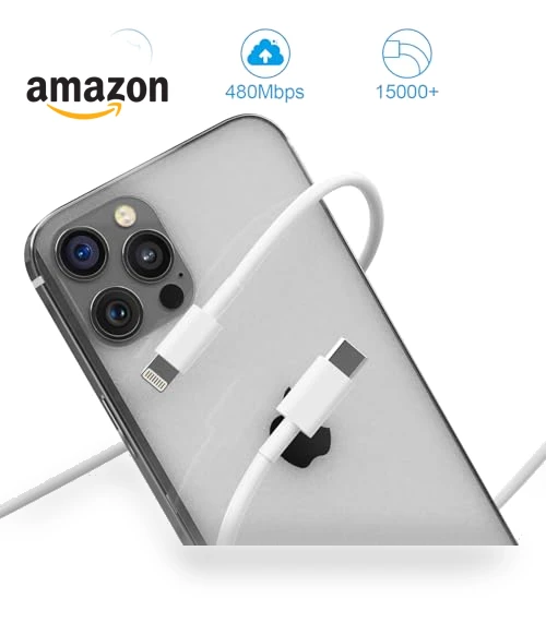 Dual Port Fast Charger Block 2-Pack with Cables — Chargers, YYDBS