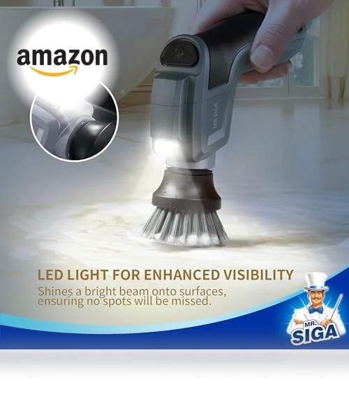 Electric Spin Scrubber — Brushes, MR.SIGA