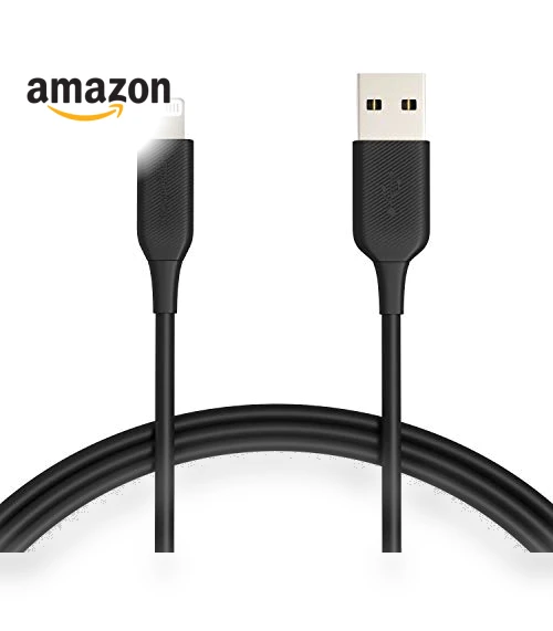 MFi Certified Lightning Charger Cable — Lightning, Amazon Basics