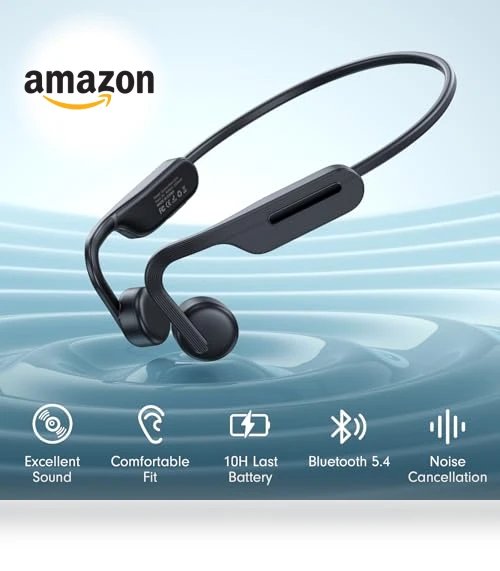 Open Ear Bluetooth Headphones — In-Ear Headphones, Qyzue