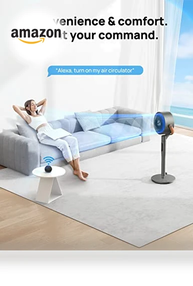 Pedestal Fan with Remote — Ceiling Fans, Dreo
