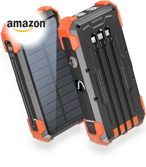 Portable Charger with Built-in Cables and Thermometer — Chargers, GOODaaa