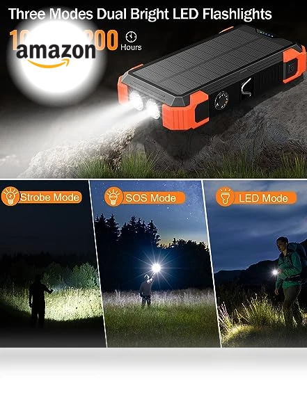 Portable Charger with Built-in Cables and Thermometer — Chargers, GOODaaa