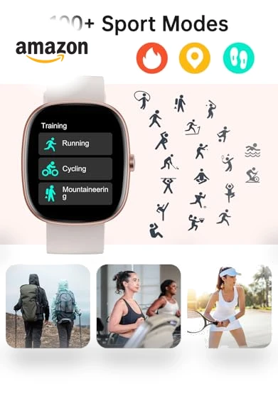 Smart Watch with Fitness Tracker — Smartwatches, HUAKUA