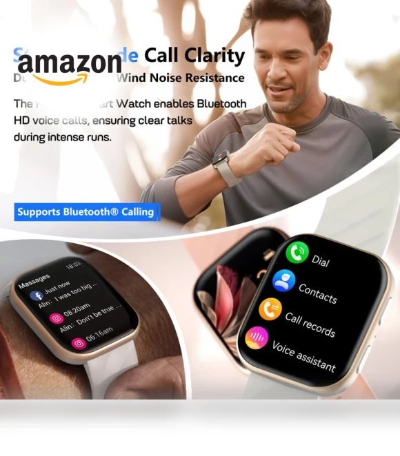 Smart Watch with Health and Fitness Tracking — Smartwatches, MorePro