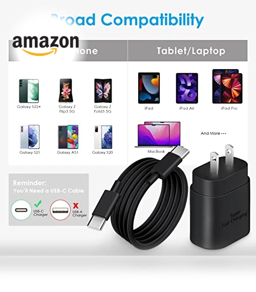USB-C Fast Charger Block with C-to-C Cable — Chargers, Shenzhen Yijiapin Trading Co., Ltd.