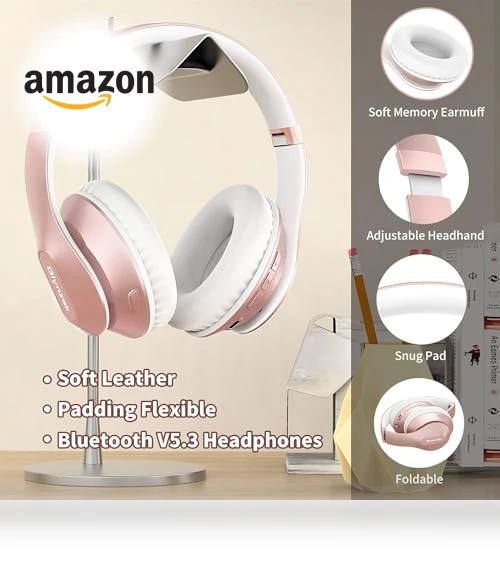 Wireless Bluetooth Headphones Over Ear — Over-Ear Headphones, Glynzak