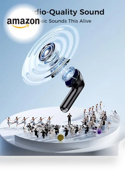 Wireless Earbuds with Immersive Surround Sound — In-Ear Headphones, Shenzhen Daximen Import and Export Trading Co., LTD