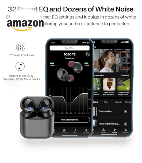 Wireless Earbuds — In-Ear Headphones, TOZO