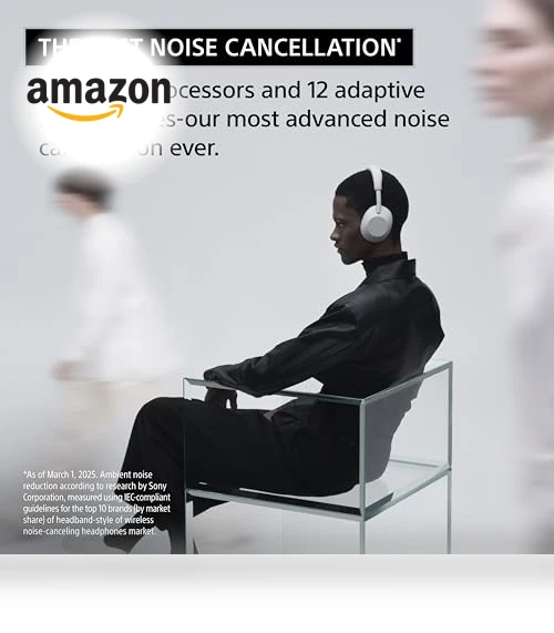 Wireless Noise Canceling Headphones — Over-Ear Headphones, Sony