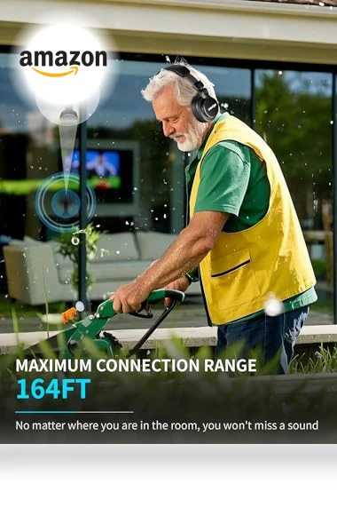 Wireless TV Headphones for Seniors — In-Ear Headphones, cwuiga