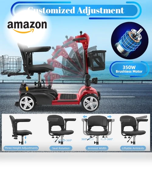 4 Wheels Mobility Scooter — Mobility Scooters, Ecomobi