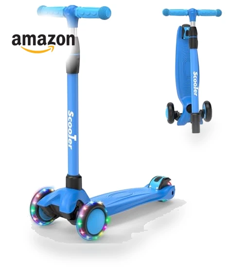 Adjustable Height Kick Scooter with Removable Seat — Push Scooters, EVLIQUIL