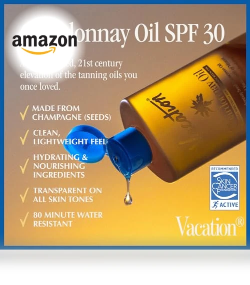 Chardonnay Oil SPF 30 & Air Freshener Bundle — Face Tan Enhancers, Vacation Inc.
