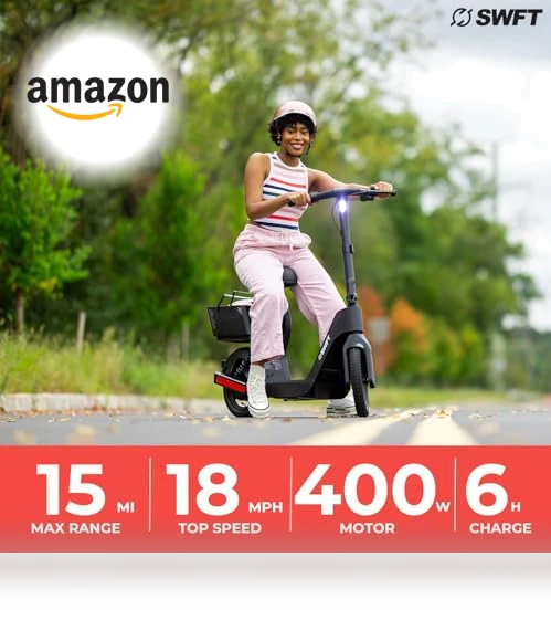 Compact Foldable Scooter — Electric Self-Balancing Scooters, SWFT