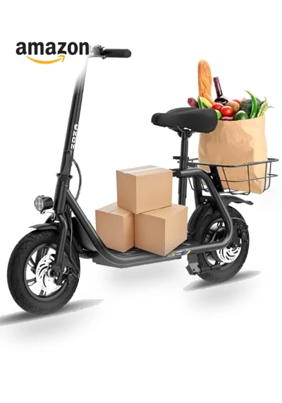 Electric Scooter with Seat — Electric Self-Balancing Scooters, ZDZA