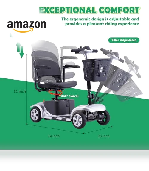 Mobility Scooter for Adults — Electric Self-Balancing Scooters, SUNDERWELL