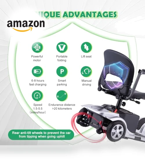 Mobility Scooter for Adults — Electric Self-Balancing Scooters, SUNDERWELL