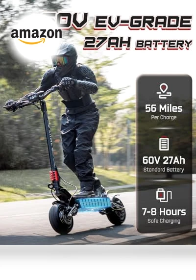 Raptor 6000W Motor Scooter — Electric Self-Balancing Scooters, M YUME SCOOTER
