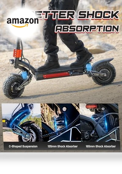 Raptor 6000W Motor Scooter — Electric Self-Balancing Scooters, M YUME SCOOTER